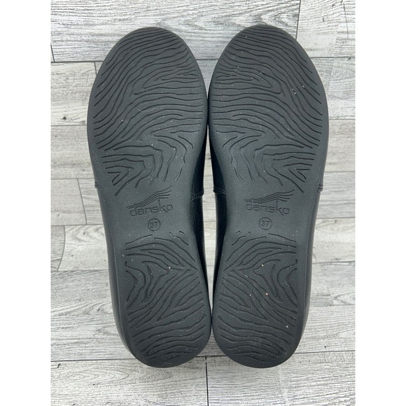 Dansko Fawna Black Leather Loafers Slip On Shoes Womens Size 37 EU 6.5-7 US - Picture 13 of 14